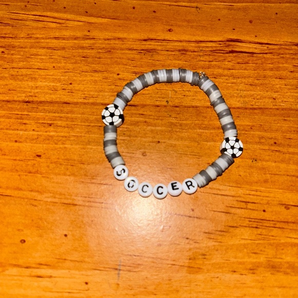Soccer (Sports) Heishi Bracelet - Picture 4 of 10